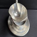 Silver metal helmet sauce boat - Christofle