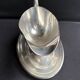 Silver metal helmet sauce boat - Christofle