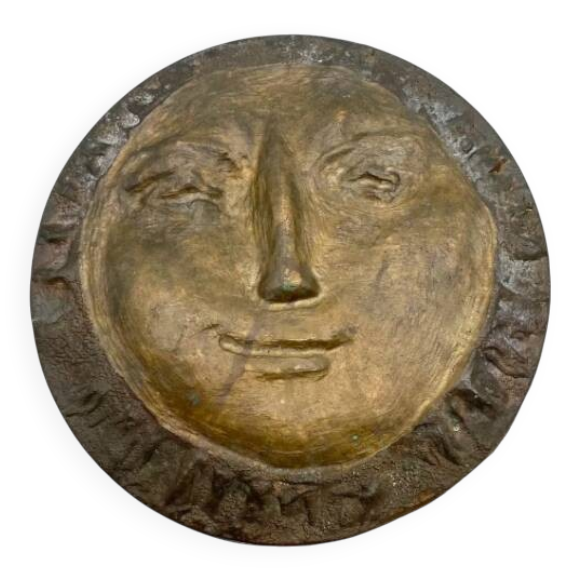 Bronze Sun 3 / wall sculpture, 1950s