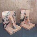 Serre-livres Art Déco en marbre