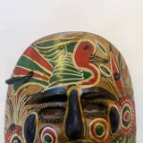 Colored terracotta mask, Mexico 1970s
