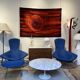 Pair of Bird chairs by Harry Bertoia, vintage editions by Knoll.