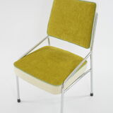 Tricolor chrome armchair