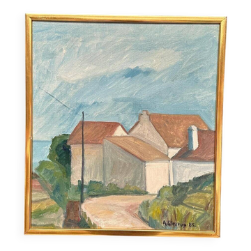 Original Swedish Oil On Canvas – Arne Gleerup (1985) – Signed