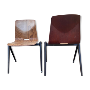 Paire de chaises galvanitas