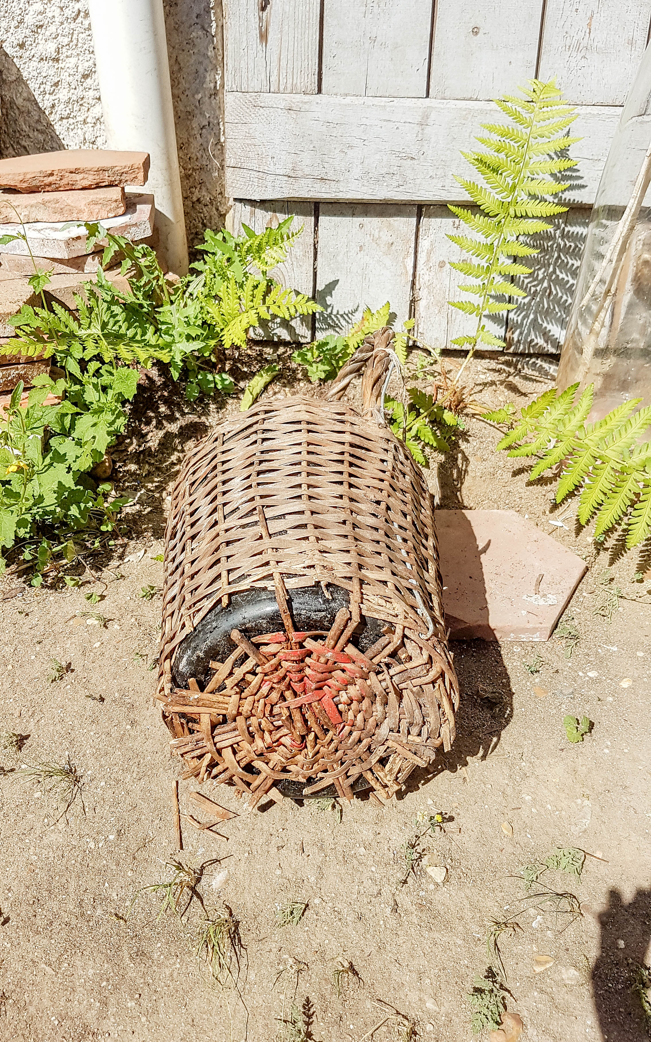 Vintage demijohn