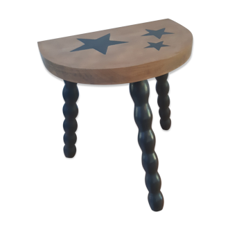 Tripod stool renovated star