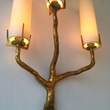 Arlus Publisher. Pair of appliques in gilded bronze