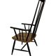 Vintage easy chair with high back and armrest from the 60s