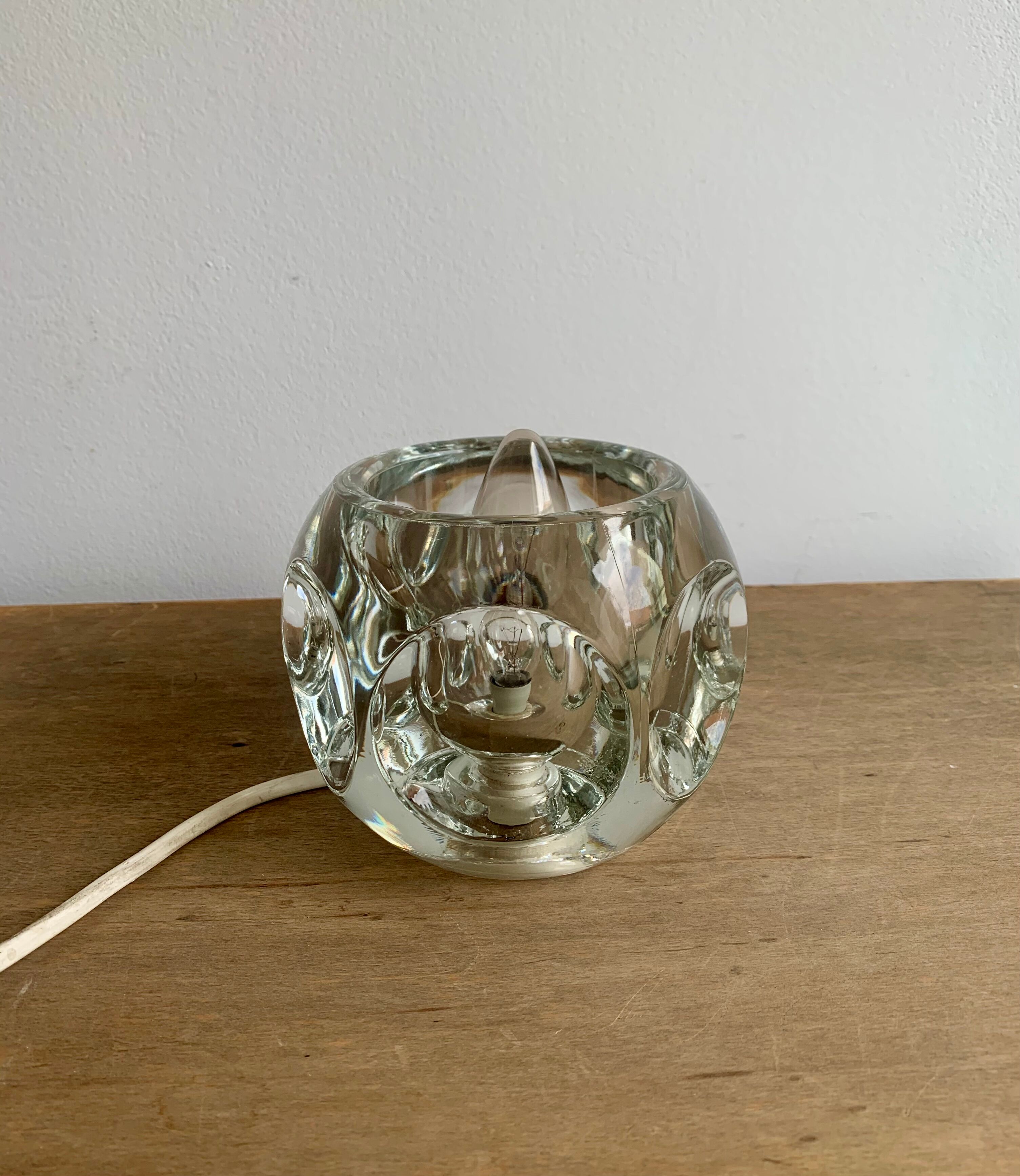 Ice cube table lamp by Peill & Putzler, 1970s