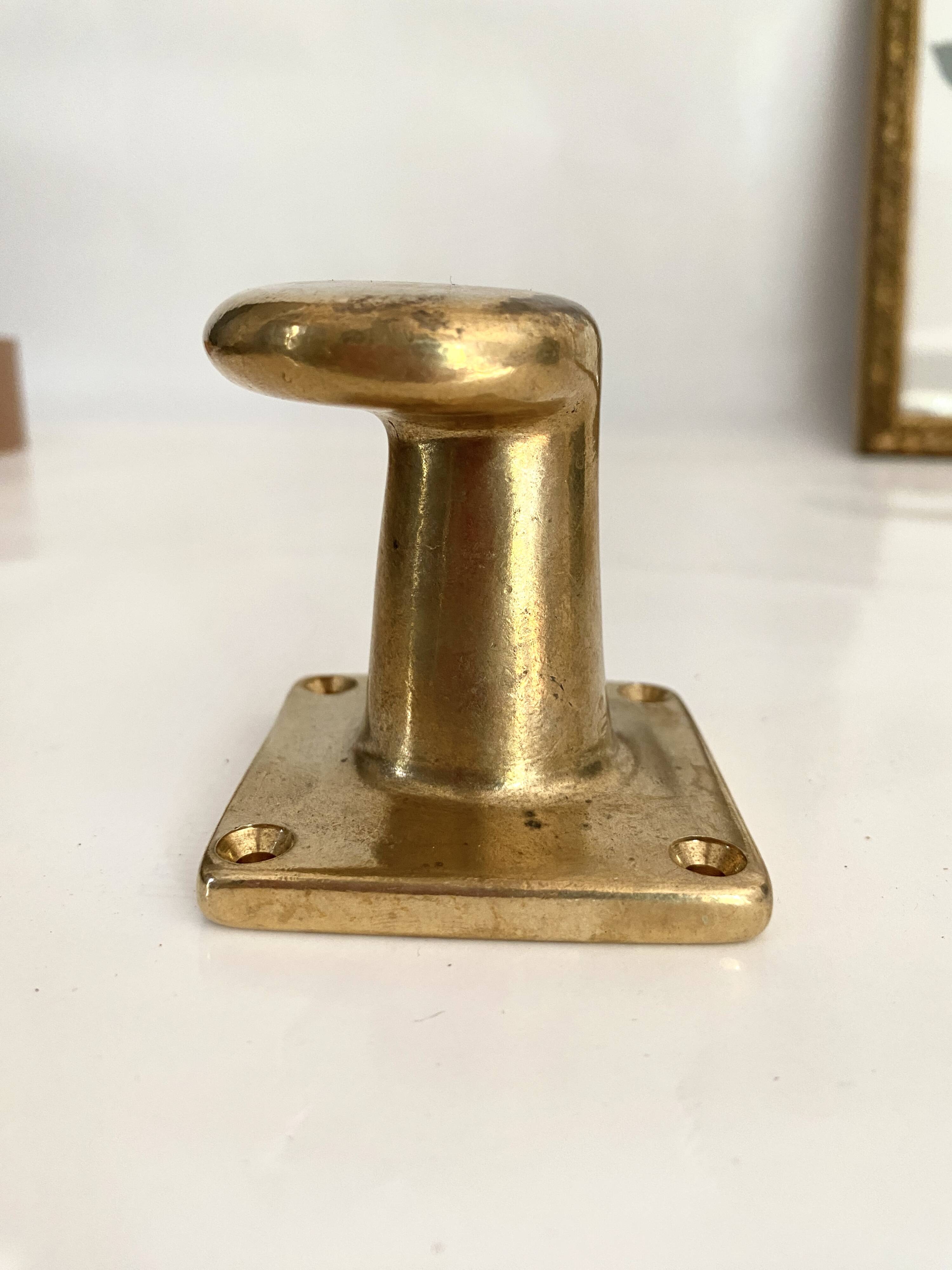 Brass coat hook