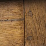 Old wooden farmhouse table