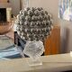 Vintage plexiglass kinetic lamp. 1980