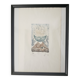Tableau Gravure - le Foyer 630 - Signé Mischa Sijasov 1979