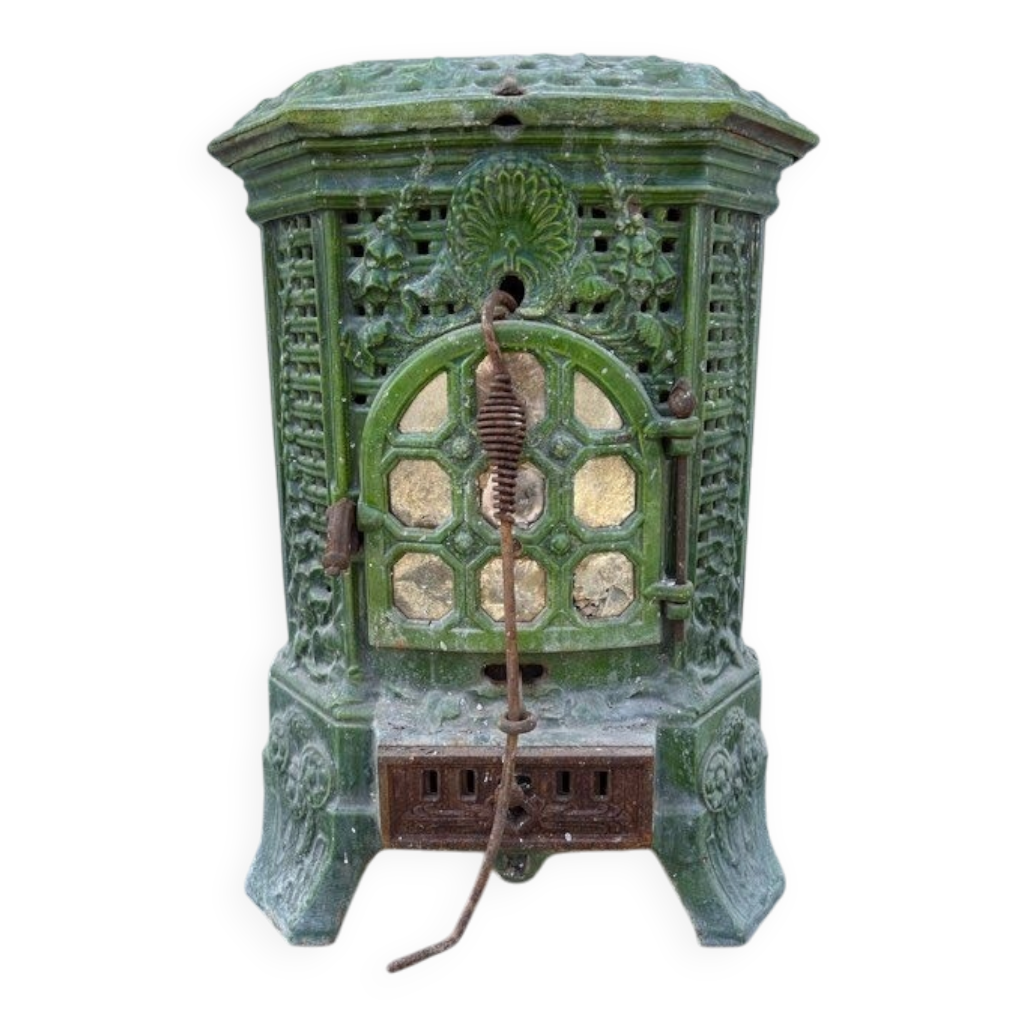 Old cast iron stove