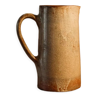 Glazed terracotta pitcher