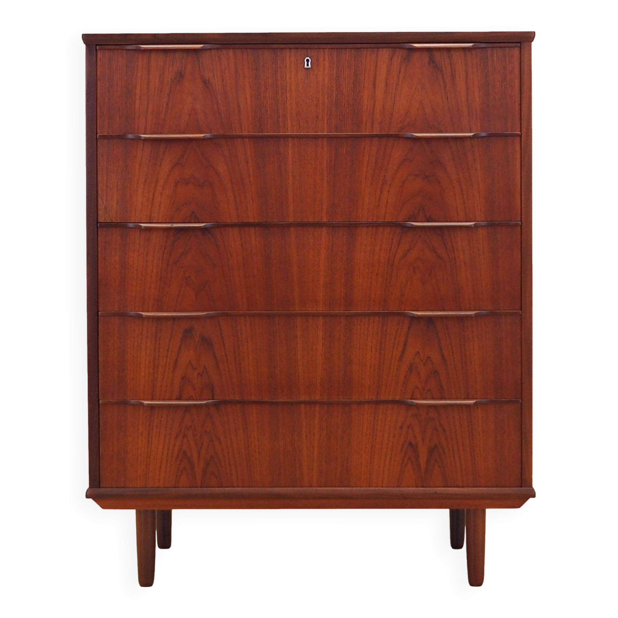 Commode en teck, design danois, années 1970, fabrication : Danemark