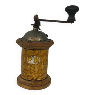 Old Japy cylindrical coffee grinder early 20th century