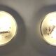 Pair of Round Murano Glass Ceiling Lights or Sconces, Italy