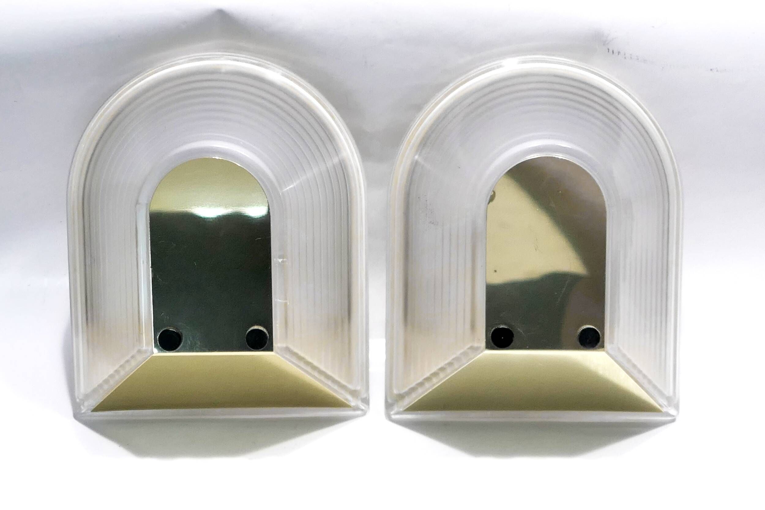Prisma style art deco wall lights 1986/90 Italy