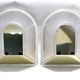 Prisma style art deco wall lights 1986/90 Italy
