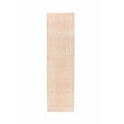 Vintage beige-blush Turkish hand-knotted runner 80x290