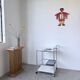 Miroir enfant personnage bois peint