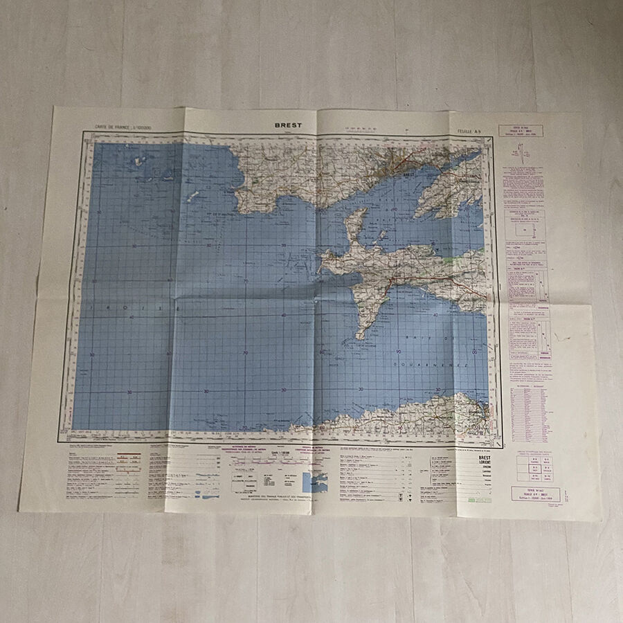 Carte Brest 1959