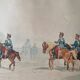 Drawing "Cavalry" Militaria by Théodore Fort (1810-1896)