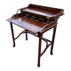 Bureau d’officier acajou style campagne anglais desk