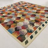 8x12 Kilim Rare Style Multicolor Designer Vintage Kilim Rug, 255x376 Cm