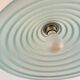 Vintage Aqua Green Honeycomb Glass Ceiling Lamp, 1980s Postmodern lamp