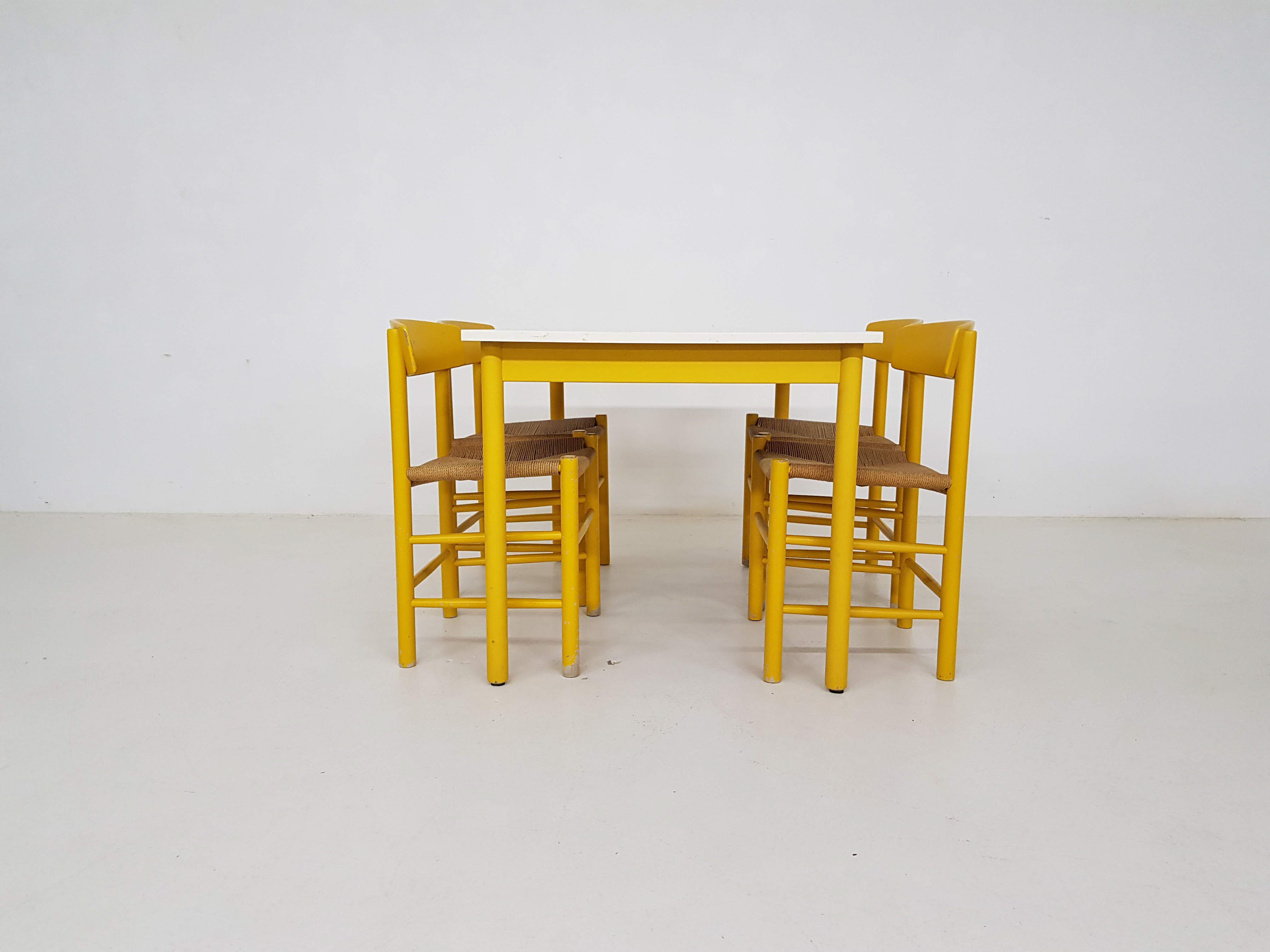 Borge Mogensen for FDB Mobler dining set, Denmark 1960