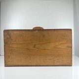 Antique handcrafted wooden workshop box, 20th century