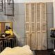 Old folding shutters with louvers