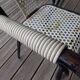 4 armchairs chairs Seducta perforated steel 50s by René Malaval