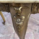 Marble top coffee table