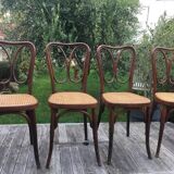 Suite of 4 chairs J&J Kohn 243