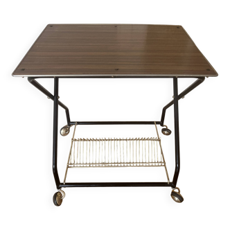 Vintage vinyl furniture and turntable