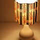 Flower-shaped lampshade Flora "green overmount"