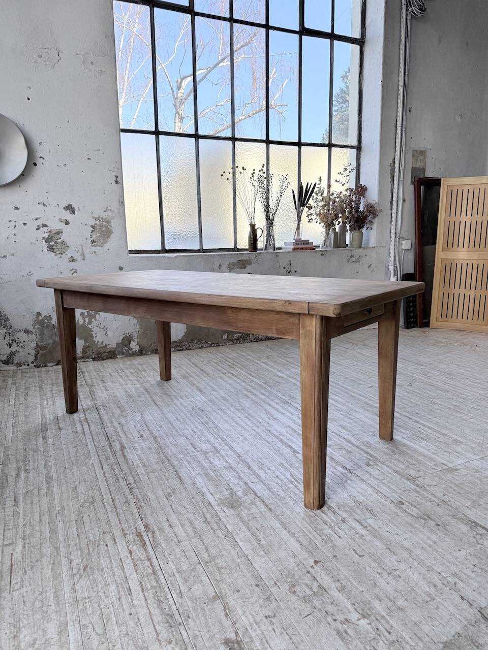 Oak farmhouse table 180cm