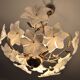 Italian lamp design glass flowers of the 70s
