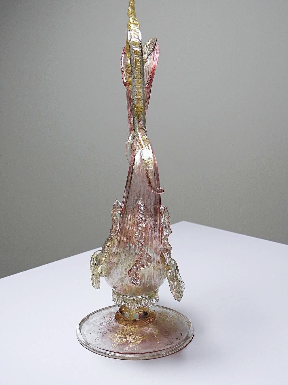 Dolphin ewer by Antonio Salviati in Murano glass, 19th century