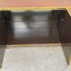Sideboard shelf design 70 Michel Pignères amboyna burl chrome brass