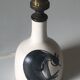 Ceramic lamp foot signed vintage 50 years