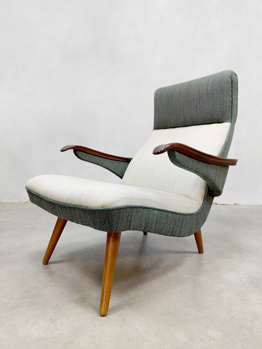 Scandinavian modern design armchair 'Duo tone'