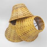 Rattan lampshade