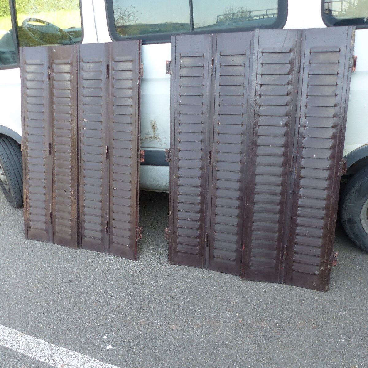 Metal shutters dim L 100 cm x H 143 cm