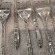 12 silver-plated cake forks, Ercuis goldsmith, Russian handle