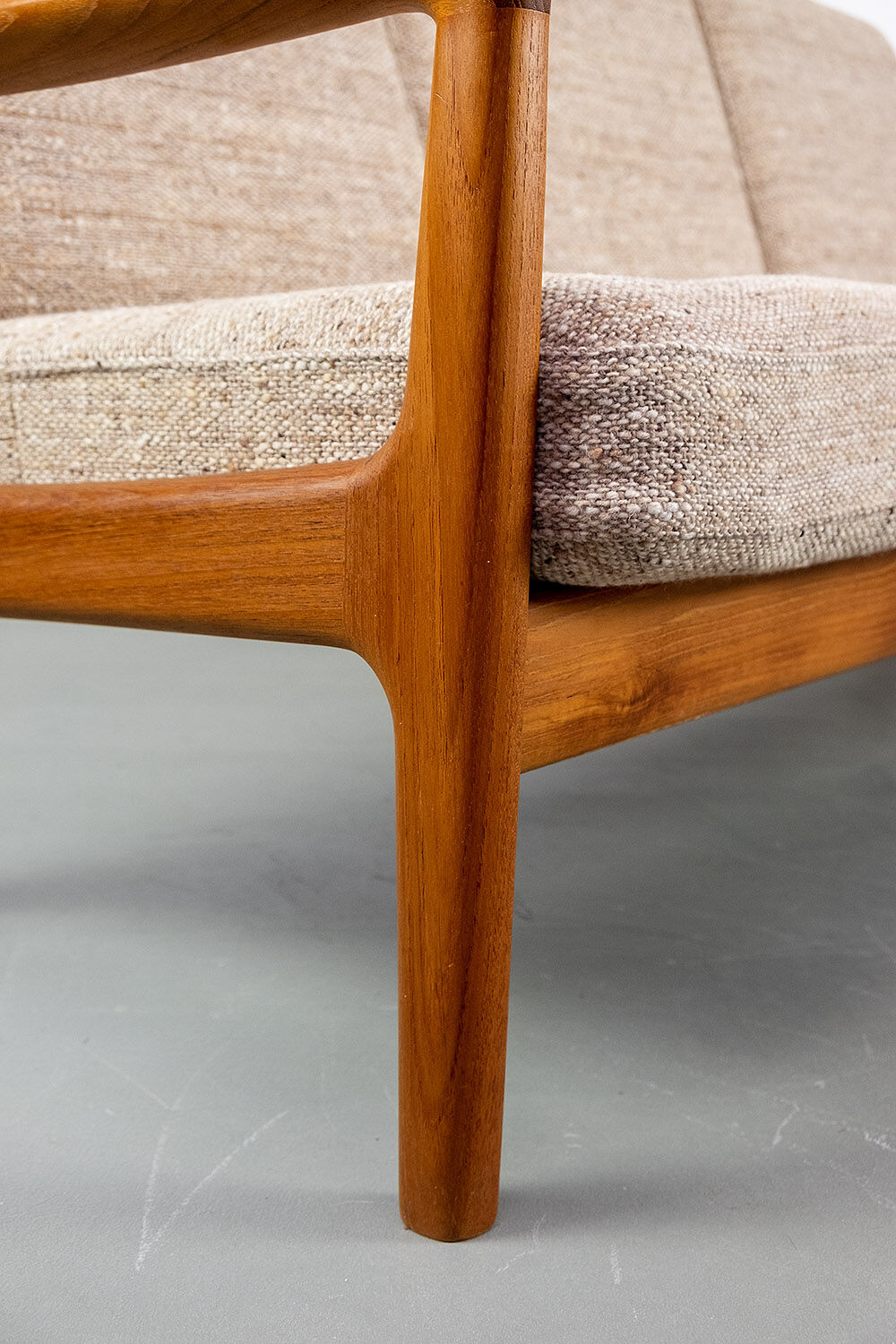 Vintage Teak 3 Seater Sofa by Juul Kristensen, 1960